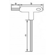 YATO Cheie imbus hexagonala 2.5 mm, cu maner tip T..