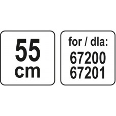 LUND Furtun 55 cm, cu duza, pentru aparatul de cur..