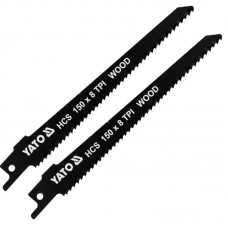 YATO Set 2 lame fierastrau sabie, pentru lemn, lun..