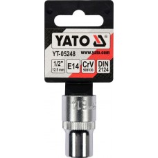 YATO Cheie tubulara TORX E14, prindere patrat 1/2&..