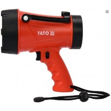 YATO Lanterna pistol 10 W, 200 Lm, 4 x AA, raza ac..