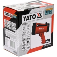 YATO Lanterna cu acumulator, Li-Ion 3.7 V, LED 15 ..