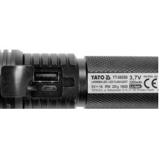 YATO Lanterna cu acumulator, Li-Ion 3.7 V, LED 10 ..