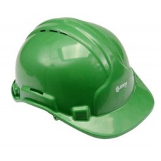 VOREL Casca de protectie, verde, centura reglabila..