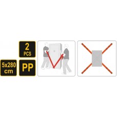 VOREL Set 2 centuri pentru transport, latime 50 mm..