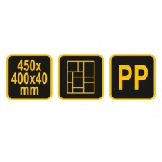 VOREL Sablon decorativ pentru pavaj, 450 x 400 x 4.. VOREL Sablon decorativ pentru pavaj, 450 x 400 x 4..