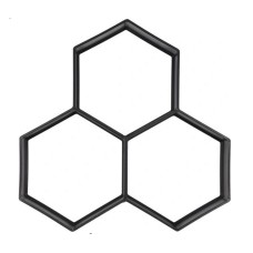VOREL Sablon decorativ pentru pavaj, fagure, 360 x 360 x 40 mm VOREL Sablon decorativ pentru pavaj, fagure, 360 x 360 x 40 mm