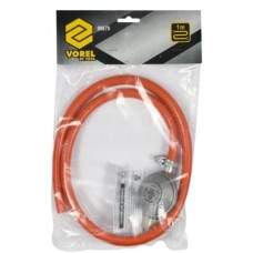 VOREL Regulator de gaz cu furtun, lungime 1 m.. VOREL Regulator de gaz cu furtun, lungime 1 m..