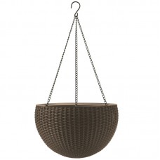 KETER. Ghiveci sferic suspendat Cylinder maro mocha 8.6L KETER. Ghiveci sferic suspendat Cylinder maro mocha 8.6L