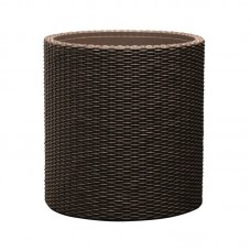 KETER. Ghiveci cilindric maro Cylinder M, 18L KETER. Ghiveci cilindric maro Cylinder M, 18L