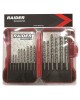 Set 15 burghie HSS pentru beton 3 - 10 mm in cutie de plastic Raider