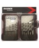 Set 15 burghie HSS pentru lemn 3 -10 mm in cutie de plastic Raider