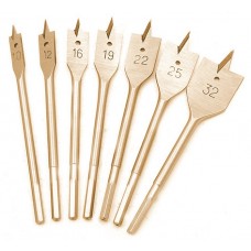 Set 7 burghie HSS plate pentru lemn 10 - 32 mm in ..
