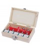 Set 5 freze profilate pentru lemn 8 mm tip B