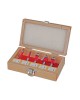 Set 5 freze profilate pentru lemn 8 mm tip C