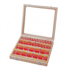 Set 35 freze profilate pentru lemn 8 mm