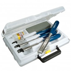 Set 4 dalti pentru lemn 5002 cu ulei si piatra STANLEY