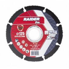 RAIDER Disc taiere multi-suprafata 125x22.2 mm