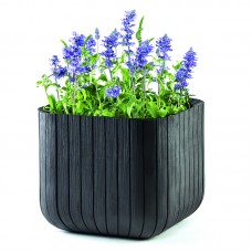 CURVER. Ghiveci imitatie lemn CUBE PLANTER L CURVER. Ghiveci imitatie lemn CUBE PLANTER L