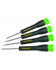 Set 4 surubelnite de precizie cu tija fixa torx STANLEY. Set 4 surubelnite de precizie cu tija fixa torx STANLEY.