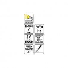 YT-28313 YATO Tester tensiune cu lanterna..