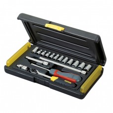 Trusa 18 piese tubulare 1/4 in sistem metric Microtough STANLEY Trusa 18 piese tubulare 1/4 in sistem metric Microtough STANLEY