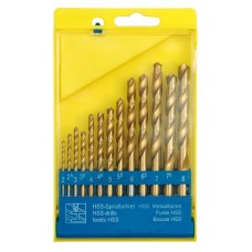 Set 13 burghie pentru metal HSS titan 2-8 mm STHOR