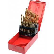 Set 19 burghie pentru metal din titan HSS 1 mm-10 mm STHOR