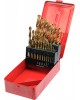 Set 19 burghie pentru metal din titan HSS 1 mm-10 mm STHOR