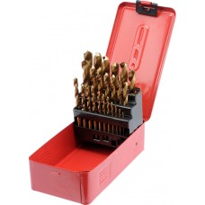 Set 25 burghie pentru metal din titan HSS 1 mm-13 mm STHOR Set 25 burghie pentru metal din titan HSS 1 mm-13 mm STHOR
