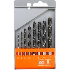 Set 8 burghie pentru lemn 3-10 mm STHOR Set 8 burghie pentru lemn 3-10 mm STHOR