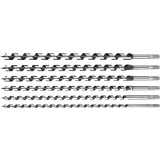 Set 6 burghie lungi pentru lemn 460 mm 10-20 mm Sthor Set 6 burghie lungi pentru lemn 460 mm 10-20 mm Sthor