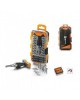 Set surubelnita cu clichet maner T 2 in 1 cu biti 61 piese GADGET