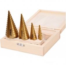 STHOR Set 4 burghie pentru metal in trepte 4-39 mm STHOR Set 4 burghie pentru metal in trepte 4-39 mm
