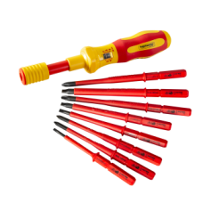 Topmaster Set surubelnita dinamometrica izolatie 1000 V 8 piese