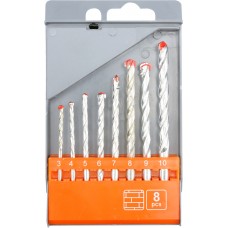 Set 8 burghie pentru beton 3 mm-10 mm STHOR