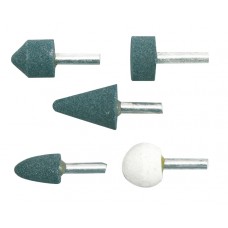 Set 5 pietre abrazive cu tija VOREL