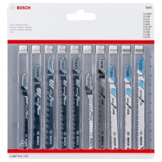 Set mixt 10 lame fierastrau pendular Bosch, 83 / 100 mm Set mixt 10 lame fierastrau pendular Bosch, 83 / 100 mm