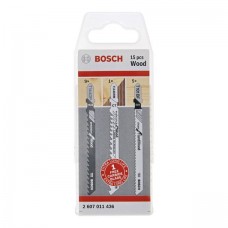 BOSCH Set mixt 15 lame fierastrau pendular, prindere T, 100 mm, lemn, taiere mixta