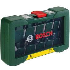 Set 12 freze cu carburi Bosch 2607019466, metalic..