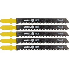Set 5 panze pentru fierastru pendular lemn 8 TPI VOREL