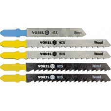 Set 5 panze fierastrau pendular pentru lemn si metal VOREL