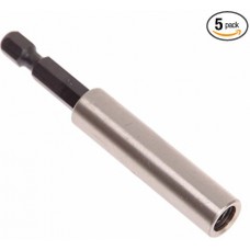 Set 5 adaptoare magnetice 1/4 pentru varfurile de insurubat 75 mm STANLEY.