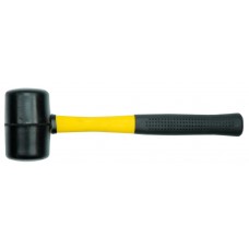 Ciocan din cauciuc cu maner din fibra de sticla 45 mm VOREL