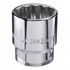 TOPMASTER Cheie tubulara bihexagonala 36 mm prindere patrat 3/4 Cr-V