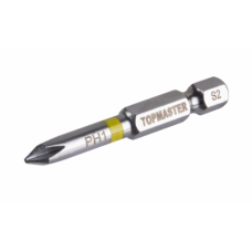 TOPMASTER Set 2 biti cruce PH1 prindere hexagonala 1/4" lungime 50 mm