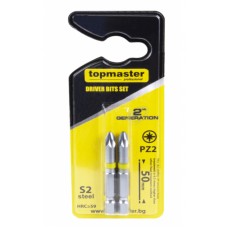 TOPMASTER Set 2 biti stea PZ2 prindere hexagonala ..