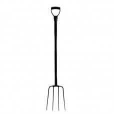 35813 FLO Furca maner metalic, cu 4 dinti