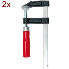 VOREL Set 2 prese pentru lemn 50x150mm..