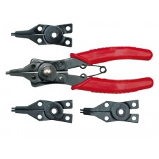 Cleste pentru inele de siguranta si 4 capete 150 mm VOREL Cleste pentru inele de siguranta si 4 capete 150 mm VOREL